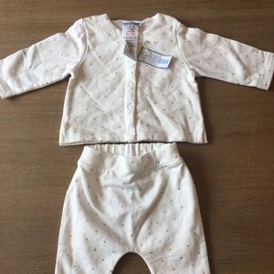 Jacadi never been worn baby girl set.